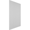 Ekena Millwork 94H x 1T Adjustable PVC Slat Wall Panel Kit w/ 3W Slats, Unfinished contains 15 Slats SWP60X94X1000UN - alternate 4